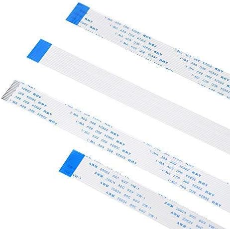 3pcs/Set 15 Pin FFC Ribbon Flexible Flat Cable for Raspberry Pi Module Camera, 30cm, 50cm, 100cm