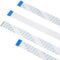 3pcs/Set 15 Pin FFC Ribbon Flexible Flat Cable for Raspberry Pi Module Camera, 30cm, 50cm, 100cm