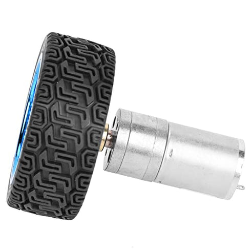 DC Gear Motor with Encoder, High Torque 6V 4W 280RPM Metal Gear