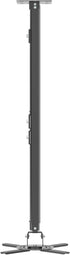 suptek Projector Ceiling Mount Bracket, Adjustable Height 30.7-49.21inch for LCD/DLP Projectors, Black