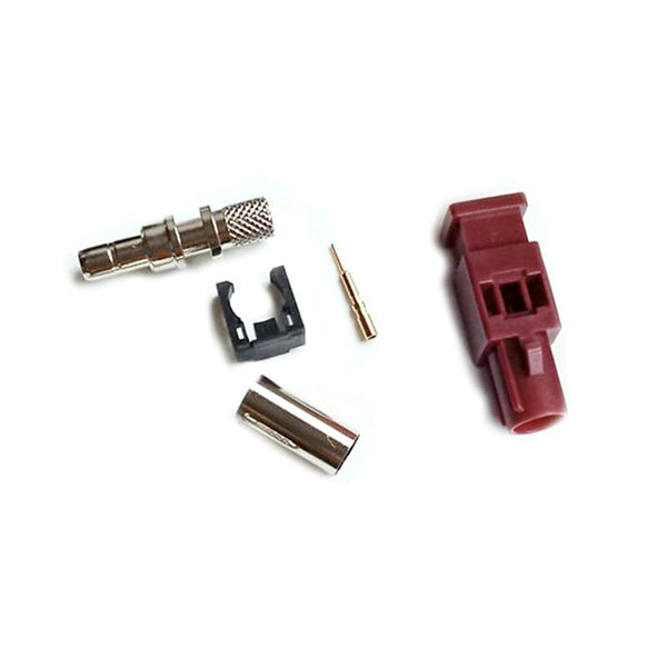 RF Coaxial Cable Connector, Fakra Video Connector D Male RG142 RG223 Cable