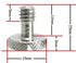 Steel Screws 1/4" Tripod Quick Release QR Plate Camera Flathead Slot Stainless SS for Manfrotto/Sachtler (3 Pack)