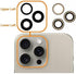 thexxa 15 Back Camera Glass Lens Replacement for iPhone Pro Max with Pre-Installed Adhesive and Repair Tool Kit