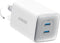 Anker Nano Charger, 47W USB C Charger, 2 Port Compact Foldable GaN Charger for iPhone 16/15 and More