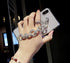 BONITEC Jesiya Clear Bracelet Case for iPhone Xs Max with 3D Glitter Sparkle Bling Strap