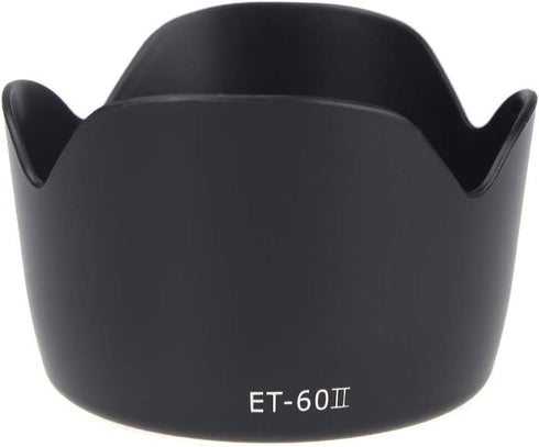 Andoer ET-60II Flower Lens Hood for Canon EF 75-300MM F/4-5.6 III and EF-S 55-250mm f/4-5.6 IS