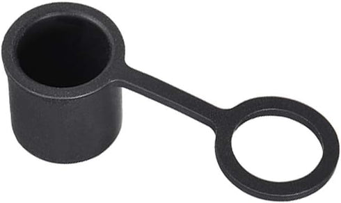 uxcell 5pcs BNC Silicone Protectors Cap Port Cover - Anti Dust Black