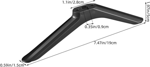 32 Inch BESTYASH Universal Tv Stand Legs with Screws Replacement Tv Feet Base Stand Mount for Smart Tvs Tabletop Use