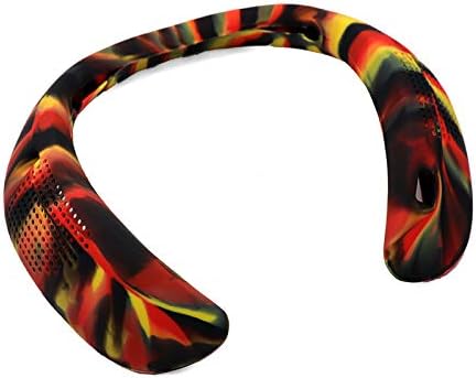 Silicone Protective Case Cover for Bose Soundwear Companion Wearable Speaker (Camouflage Red)