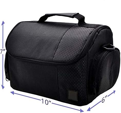 Deluxe Large Digital Camera/Video Padded Carrying Bag/Case for Nikon, Sony, Pentax, Olympus Panasonic, Samsung, and Canon DSLR Cameras