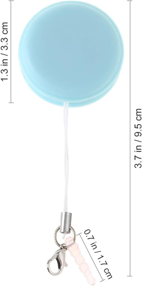 Ciieeo Macaron Phone Screen Cleaner and Eyeglass Brush Cleaner, 4Pcs Macaron Screen Wipe