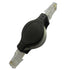 ThtRht 2 Pack 5FT Cat5 Retractable Ethernet Cable Lightweight Portable Internet Cable Network Cord LAN Cables Ethernet