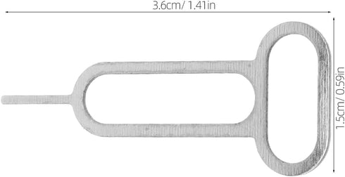 300pcs Alipis Universal Sim Card Removal Ejector Pin Tool Kit for Mobile Phones, Sim Tray Removal Needle Opener