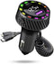 Car Charger Adapter, 4-in-1 Multi-Port Fast Charger 3.1A with Type C Coiled Cable, Compatible with iPhone