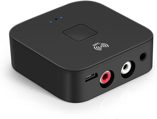 WenffbBou Bluetooth 5.0 Audio Receiver, 3.5mm AUX RCA Wireless Bluetooth Audio Adapter for