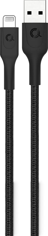 6 FT Black USB-A to Lightning Connector Charging Cable - Perfect for your devices!