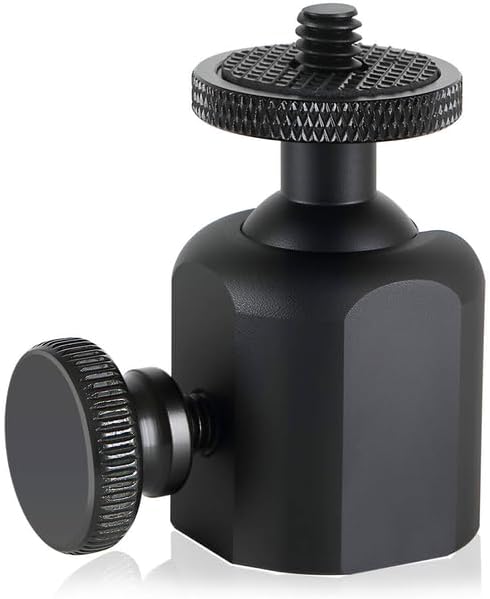 Folgtek Mini Ball Heads Universal Tripod Ball Head Camera Screw Mount, 360 Degrees
