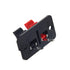 Heyiarbeit 8Pcs 2-Way Speaker Terminal Block Spring Push Release Connector 2 Position Amplifier Clamp Test Clip
