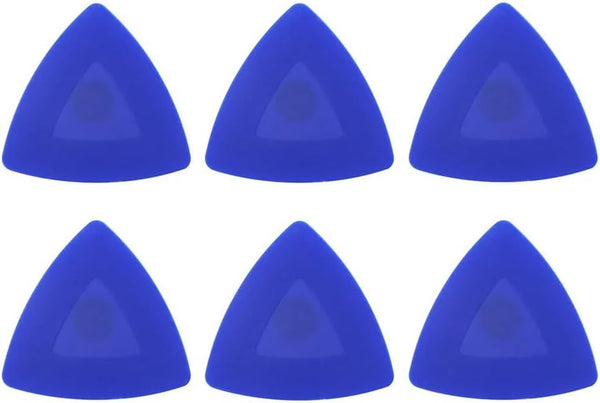 Louishy 10Pcs 0.5mm Ultra Thin Triangle Plastic Opening Picks Screen Opener Pry Tool
