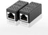 2Pcs RJ45 Coupler Connector Coupling Extension Adapter Cat6A Network LAN Ethernet Cable for Cat7/Cat6a/Cat5e Ethernet Cable Extender Adapter Female to Female