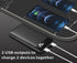 10000 mAh Dual USB Portable Ultra Slim Fast Charging Power Bank for Mobile Phones, Compatible with Android/iOS