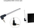 CORONIR 3.5mm 9.5'' Antenna-2Pack FM Radio Antenna Retractable Aerial for Portable Radio Indoor Stereo Receiver AV