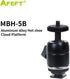 AFEFT 360 1/4" Mini Ball Head Hot Shoe Adapter, Swivel Thread Camera Mount for DSLR, Tripod, Monitor, LED Video Light