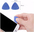 10 Pieces Universal Triangle Plastic Pry Opening Tool for Mobile Phone, Laptop, LCD Screen Disassembly, Blue Guitar