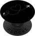 Love Travel Airplane Heart - Flying Destination Traveling PopSockets Grip and Stand for Phones