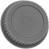 Fotodiox Designer Lens Rear Cap (Gray) Compatible with Canon EOS EF and EF-S Lenses
