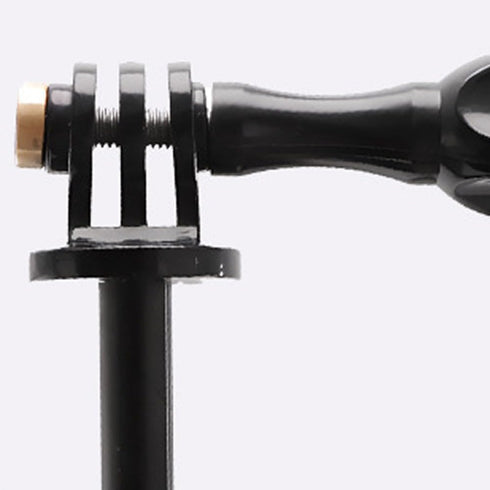 MOPFOL 4 1 9.25-22.44in 1/4" in Waterproof Selfie Stick Tripod Extendable for Action Cameras, Floating Grip with Screw