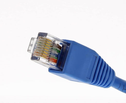 IDEAL Industries, Inc. 85-380 RJ-45 Snagless Strain Boots, Blue, 25 Boots for CAT5e, CAT6 Cables, 5.5mm