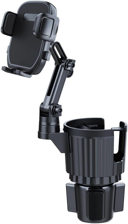 Elecphbo Cup Holder Phone Mount for Car, 2 in 1 Cell P Car