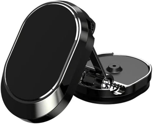 Foldable Magnetic Mobile Phone Bracket, Adjustable Rotatable Navigation Holder for Indoor Office Use