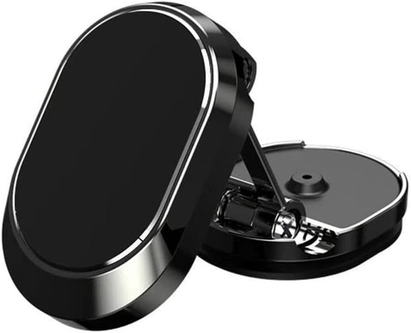 Foldable Magnetic Mobile Phone Bracket, Adjustable Rotatable Navigation Holder for Indoor Office Use