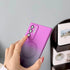 Galaxy Note 10+Plus Case Magnetic Wireless Anti-Scratch Shockproof Camera Protector Gradient Silicon Cover, Purple