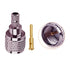 Mini-UHF Male Crimp Plug for 50 Ohm RG58 lmr195 Cable, 5 Pack