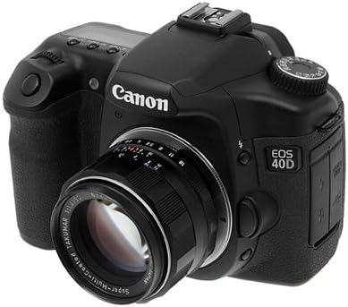 Fotodiox Pro Chrome Lens Mount Adapter - Compatible with M42 Lens to Canon EOS Mount D/SLR Cameras