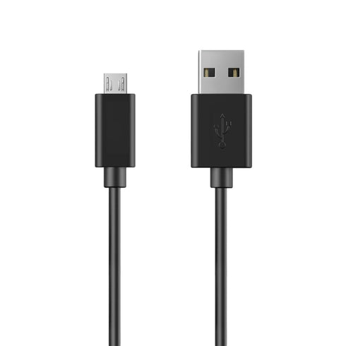 Short Micro USB Cable, 10 Pack 0.5FT USB 2.0 Cables in Black