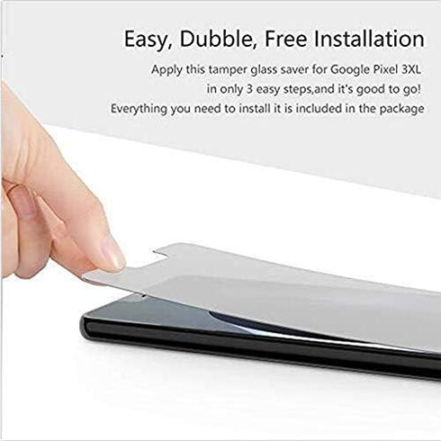 Anti-spy Glass Screen Protector for Google Pixel 3, Premium Clear Anti Scratch Anti-peeping Tempered Glass