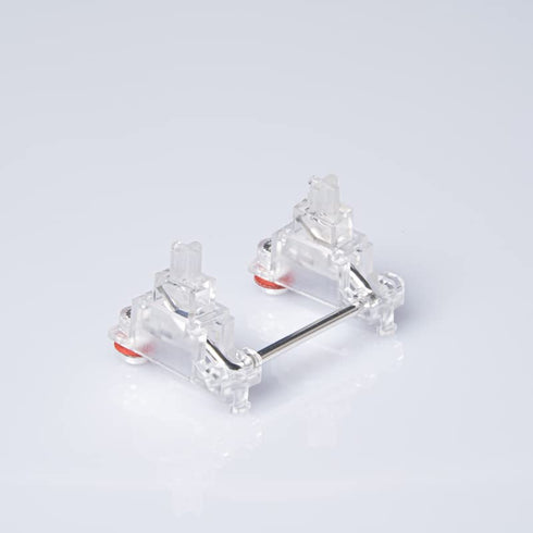 GATERON PC Screw in Crystal Stabilizer RGB Set 7U 6.25U 2U for 60% MX Mechanical Keyboard