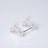 GATERON PC Screw in Crystal Stabilizer RGB Set 7U 6.25U 2U for 60% MX Mechanical Keyboard