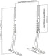 AbleVision 37-70" Impact Mounts Universal TV Stand Base Tabletop VESA Pedestal Mount for LCD LED TV Solid FEET