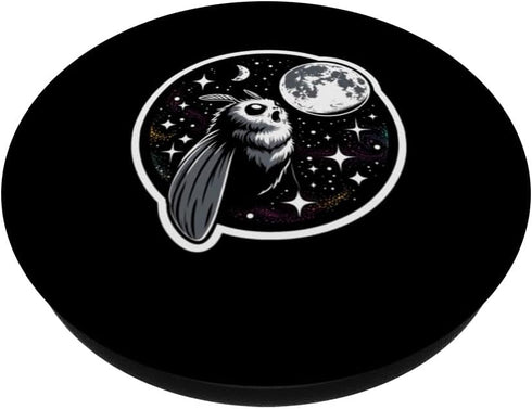 Mothman Funny Mystical Nocturnal Creature PopSockets Standard PopGrip
