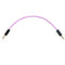 MyVolts Candycords Halo LED Patch Cables 2-Pack, Straight mini Mono Jack to Straight