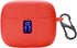 Earbuds Case Compatible with TAGRY X08 Wireless Headphone, Silicon Protective Cover with Carabiner (Red)