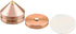 4Pcs Speaker Spikes Stands, HiFi Isolation Stand Cone Shockproof Base Pad with Non-Slip Rubber Rings for Audio