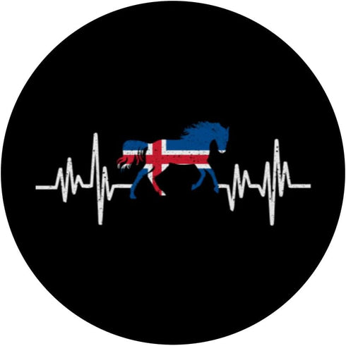 Isi Toelt Toelt Icelandic Horses Heartbeat - Icelandic Horses PopSockets Standard PopGrip