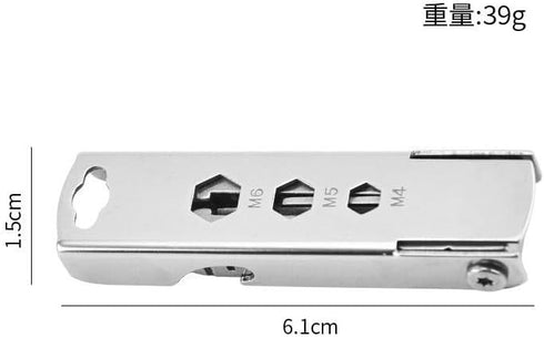 YePeiJun 7 1 Multifunctional Sim Card Ejector Tool in Pocket Tool with Sim Card Pin Nail File Screwdriver Knife Bottle