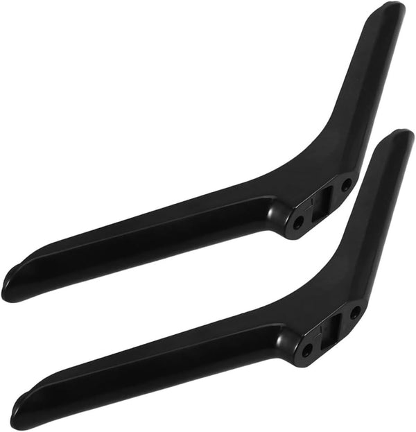 TOMETURE Tv Stand Legs with Screws for 55 Inch Tvs, Stable Black Plastic